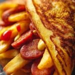 كريب بطاطس سوسيس