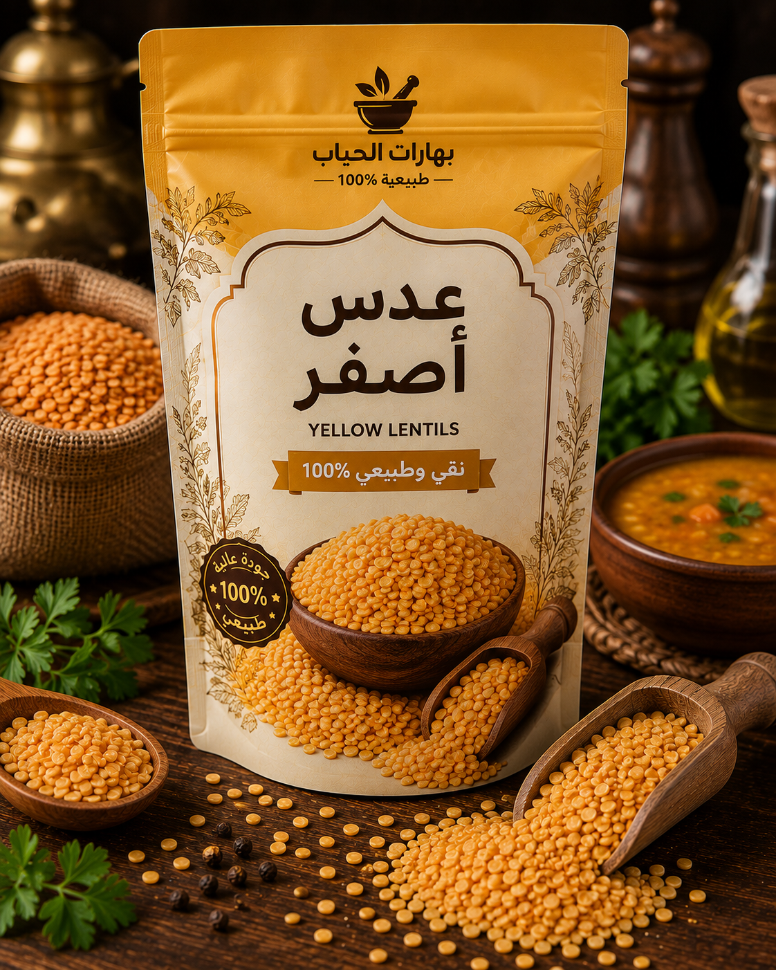 009 عدس اصفر - الصورة 1