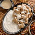 طبق حلاوة قشطة