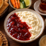 طبق مربى قشطة