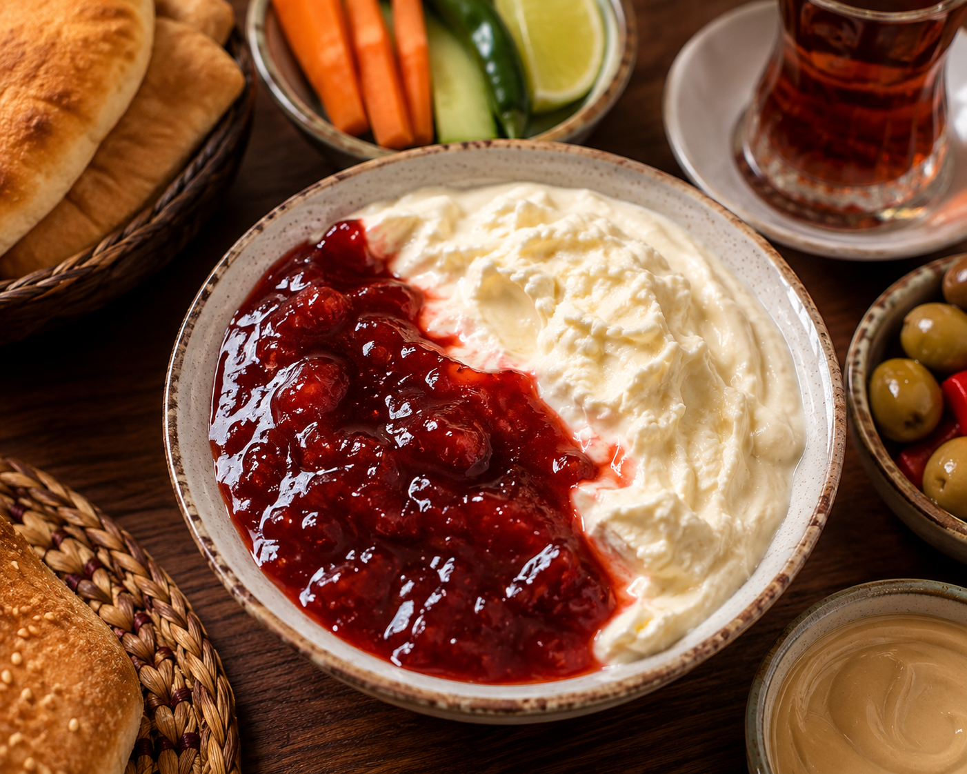 76 طبق مربى قشطة - الصورة 1