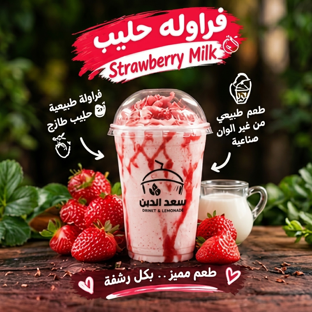 59 فراوله حليب - الصورة 1