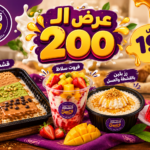 عرض ال 200 من قشطة وعسل