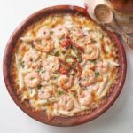 طاجن مكرونة بالجمبري