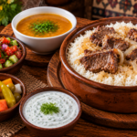 وجبة طاجن أرز باللحمة البتلو